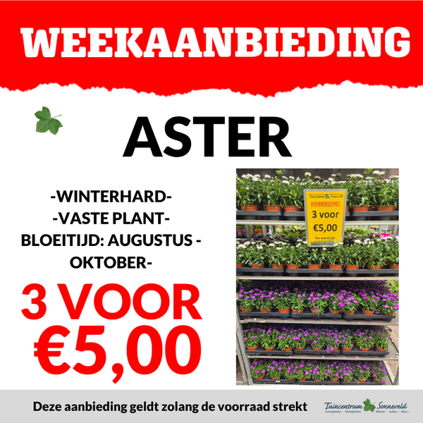ASTER 3 VOOR €5,00