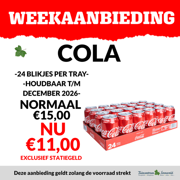 COLA €11,00 PER TRAY