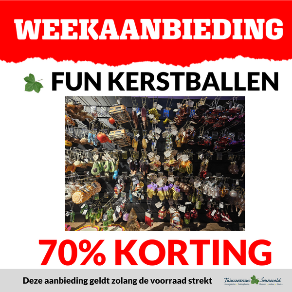 FUN KERSTBALLEN 70% KORTING