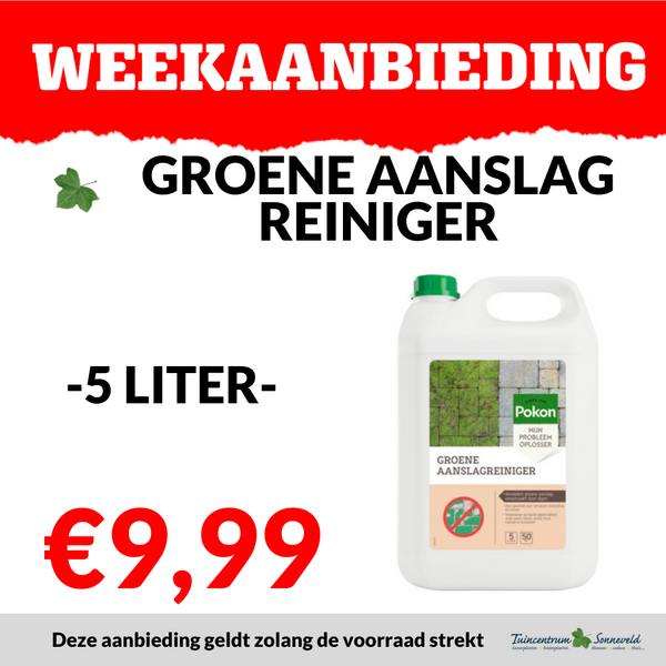 GROENE AANSLAGREINIGER €9,99