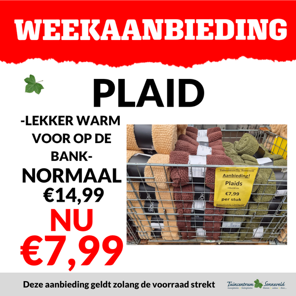PLAIDS €7,99