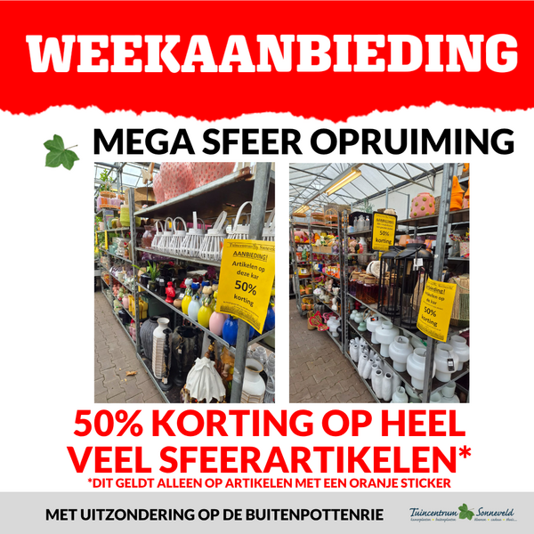 SFEER OUTLET 50% KORTING