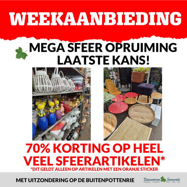 SFEER OUTLET 70% KORTING