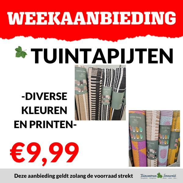 TUINTAPIJTEN €9,99