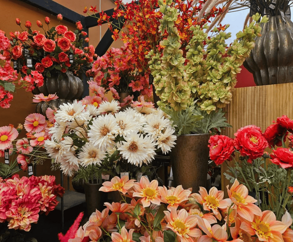 Zijdebloemen en -planten
