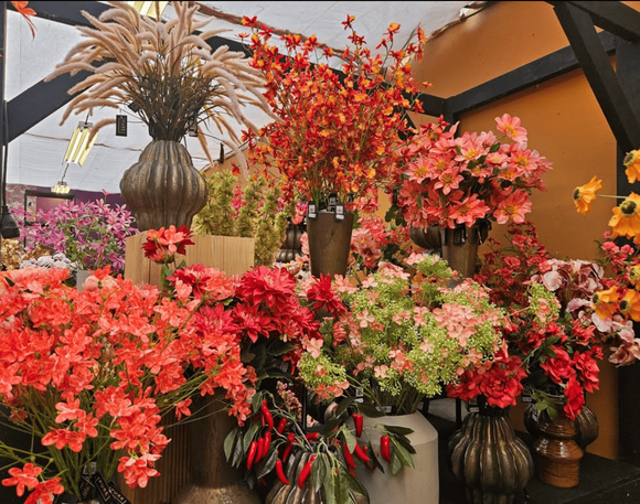 Zijdebloemen en -planten