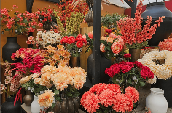 Zijdebloemen en -planten
