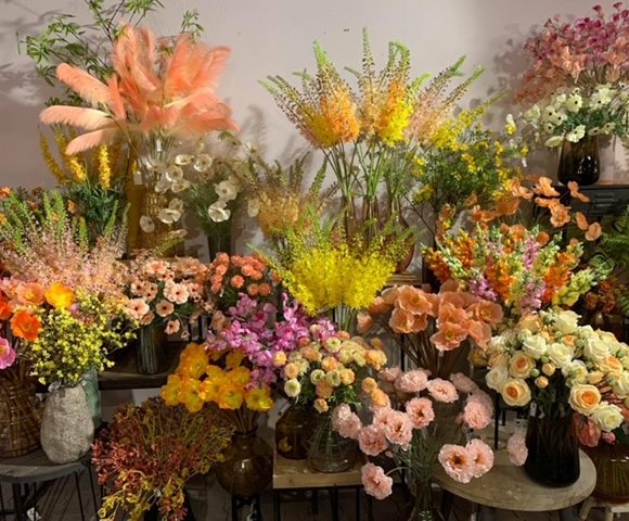 Zijdebloemen en -planten