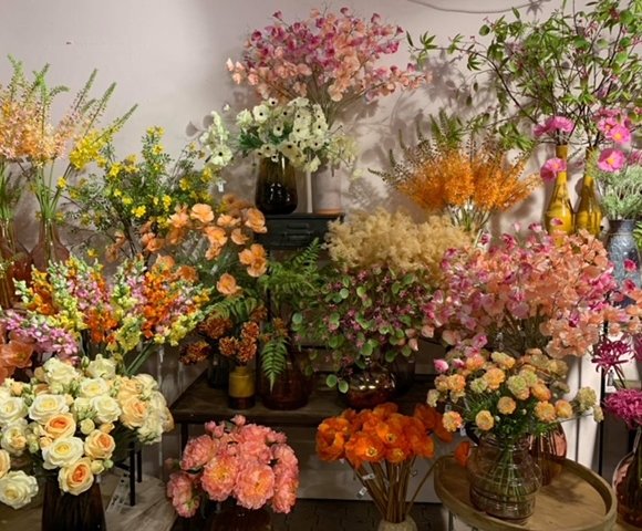 Zijdebloemen en -planten