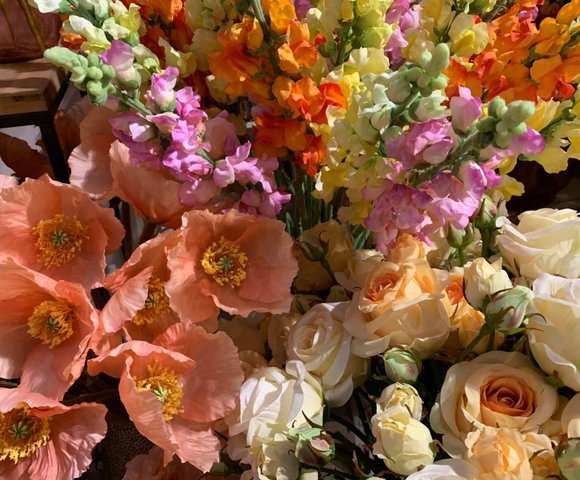 Zijdebloemen en -planten