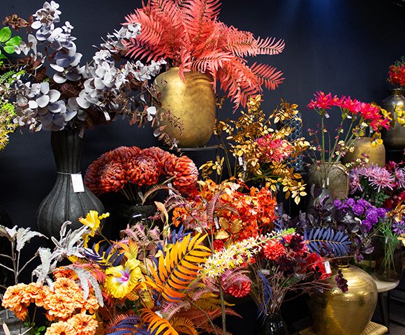 Zijdebloemen en -planten